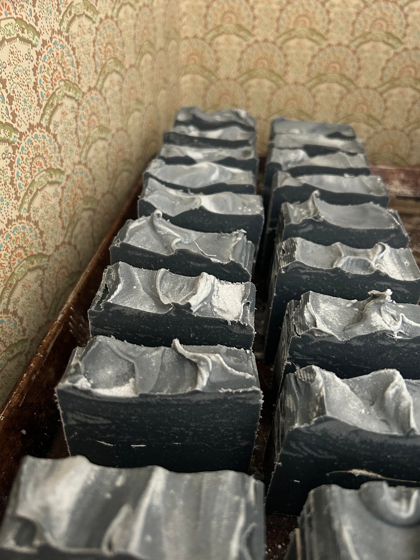 Tallow Soap: Charcoal Herb