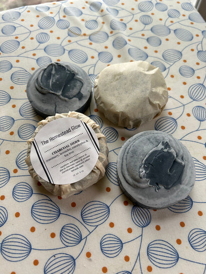 Charcoal Herb: Tallow Soap