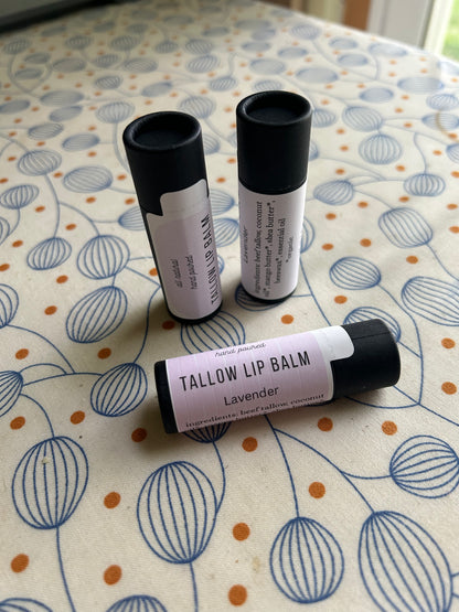 Tallow Lip Balm: Handcrafted