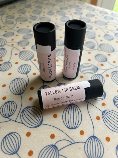 Tallow Lip Balm: Handcrafted